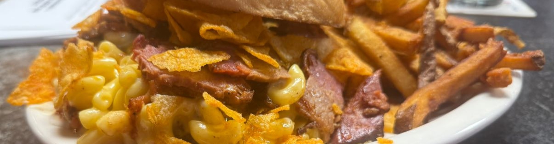 Sandwich of the Month: <span>Brisket Mac Burger</span>